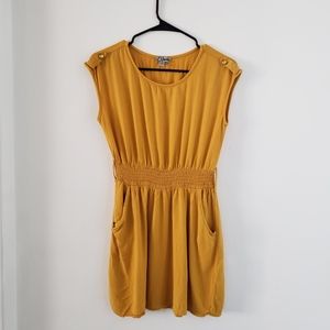 Marigold Sundress with Pockets and Belt